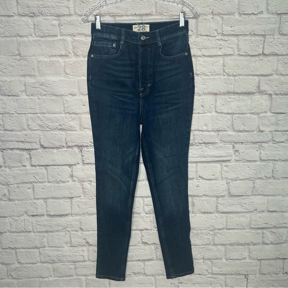 We The Free Dark Wash High Rise Skinny Jeans - Picture 5 of 16